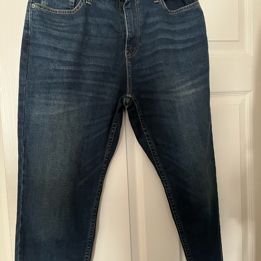 Hollister Blue Epic Flex Jeans with Natural Fading